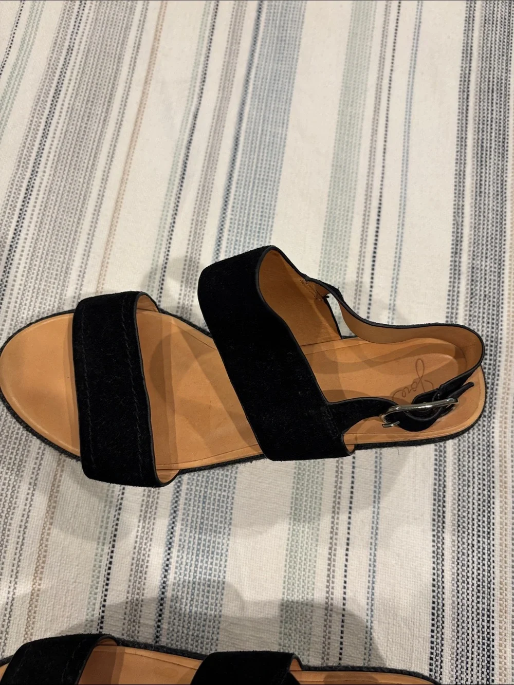 Joie black suede